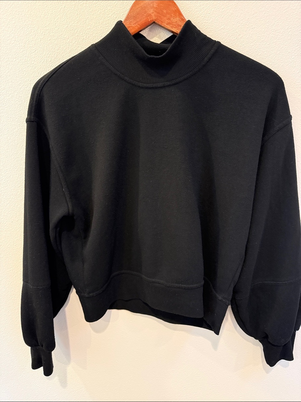 Z Supply Black Mock Neck Top